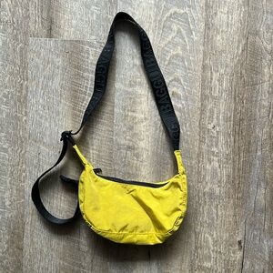 Baggu- Mini Nylon Crescent Bag (Lemongrass color)